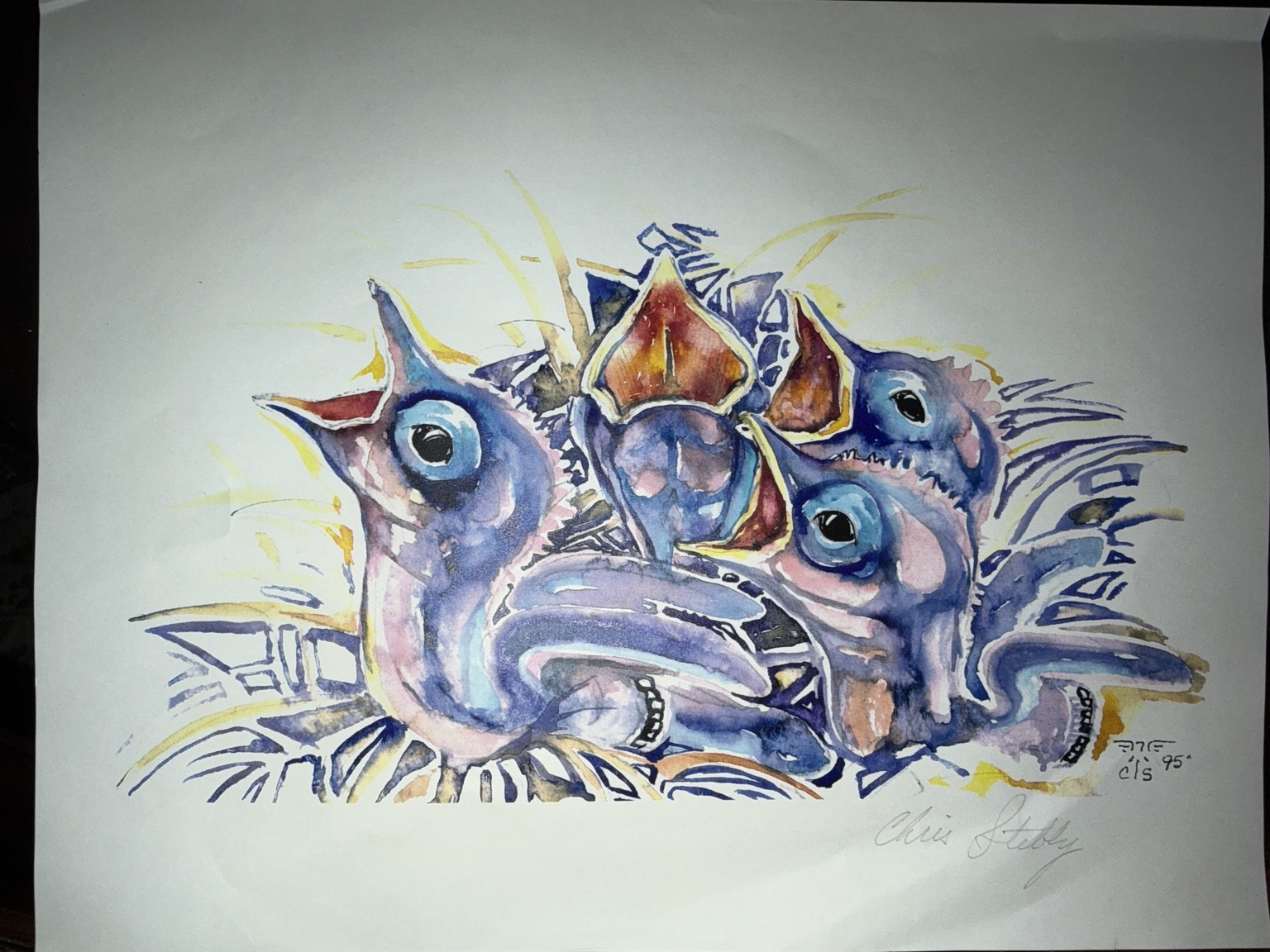 Untitled artwork by Chris Stebly, 1995