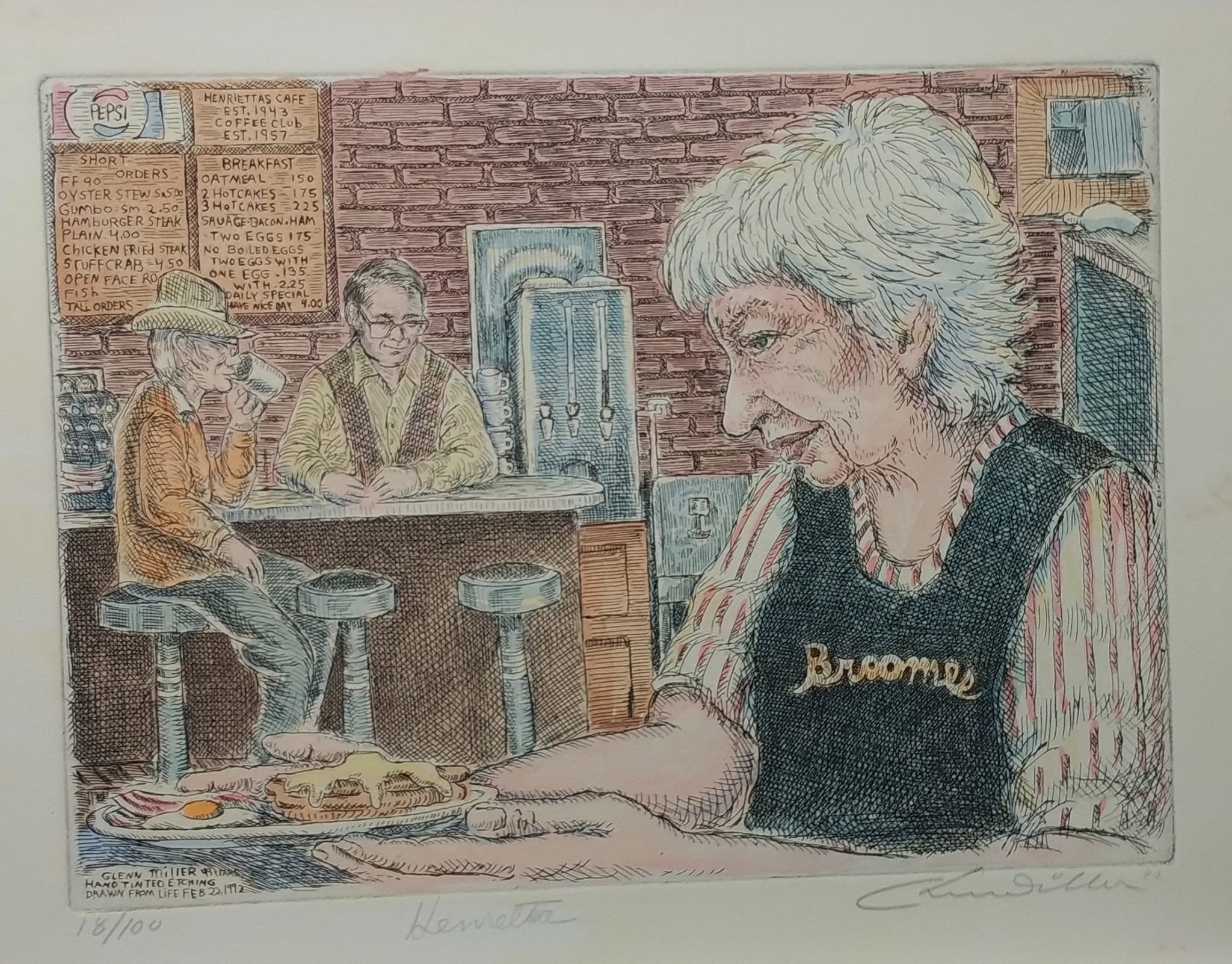 Henrietta, artwork by Glenn Miller