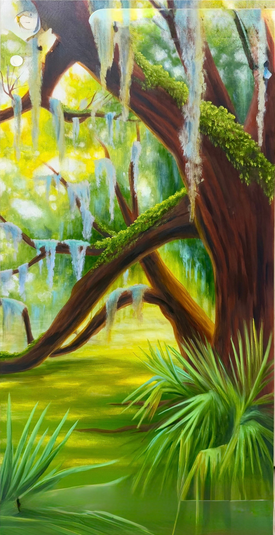 Live oak artwork by Linda Fayard