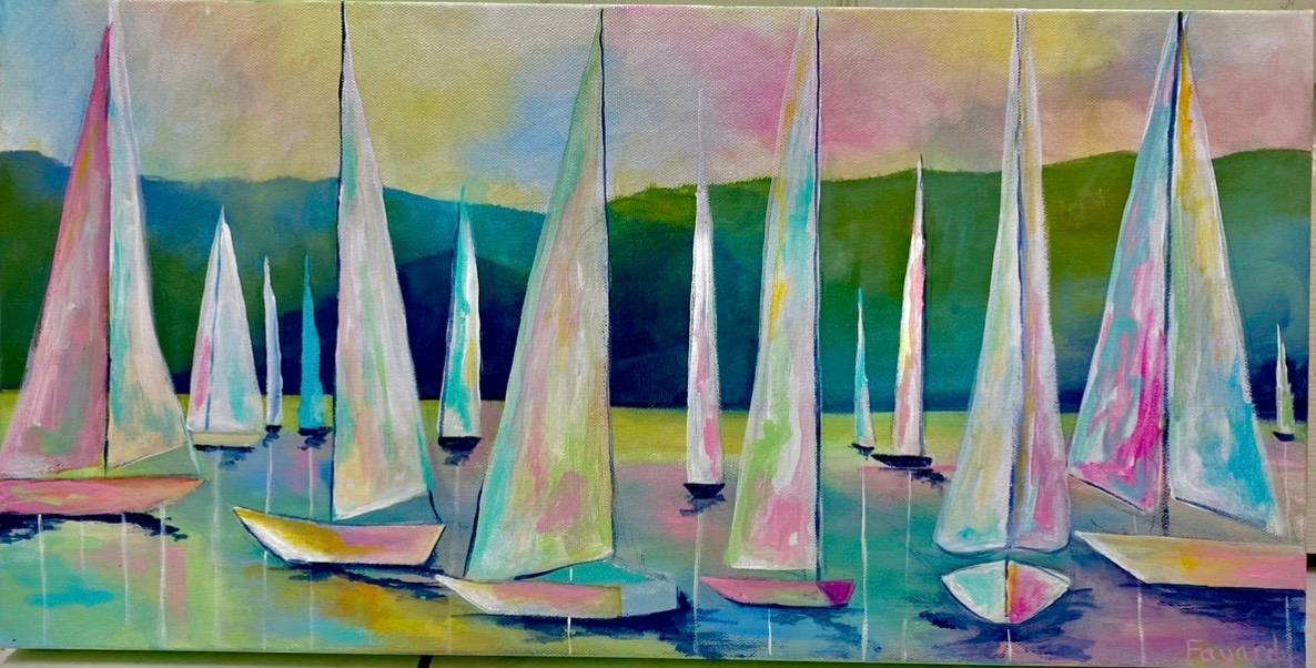 Pastel Regatta by Linda Fayard