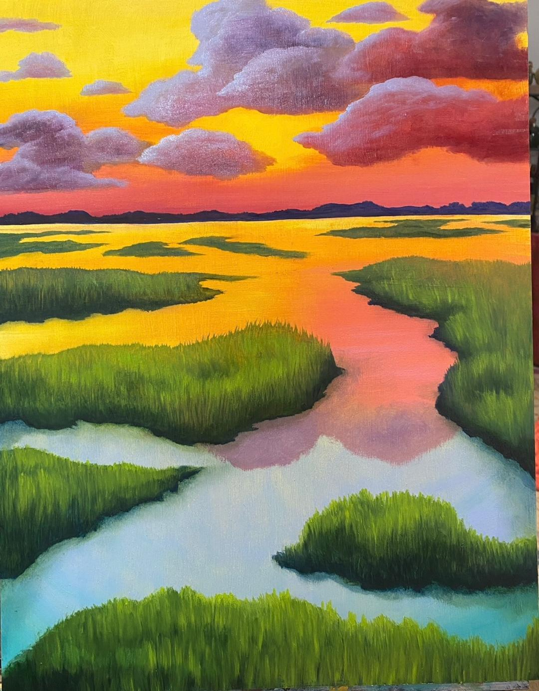 Mississippi Marsh by Linda Fayard