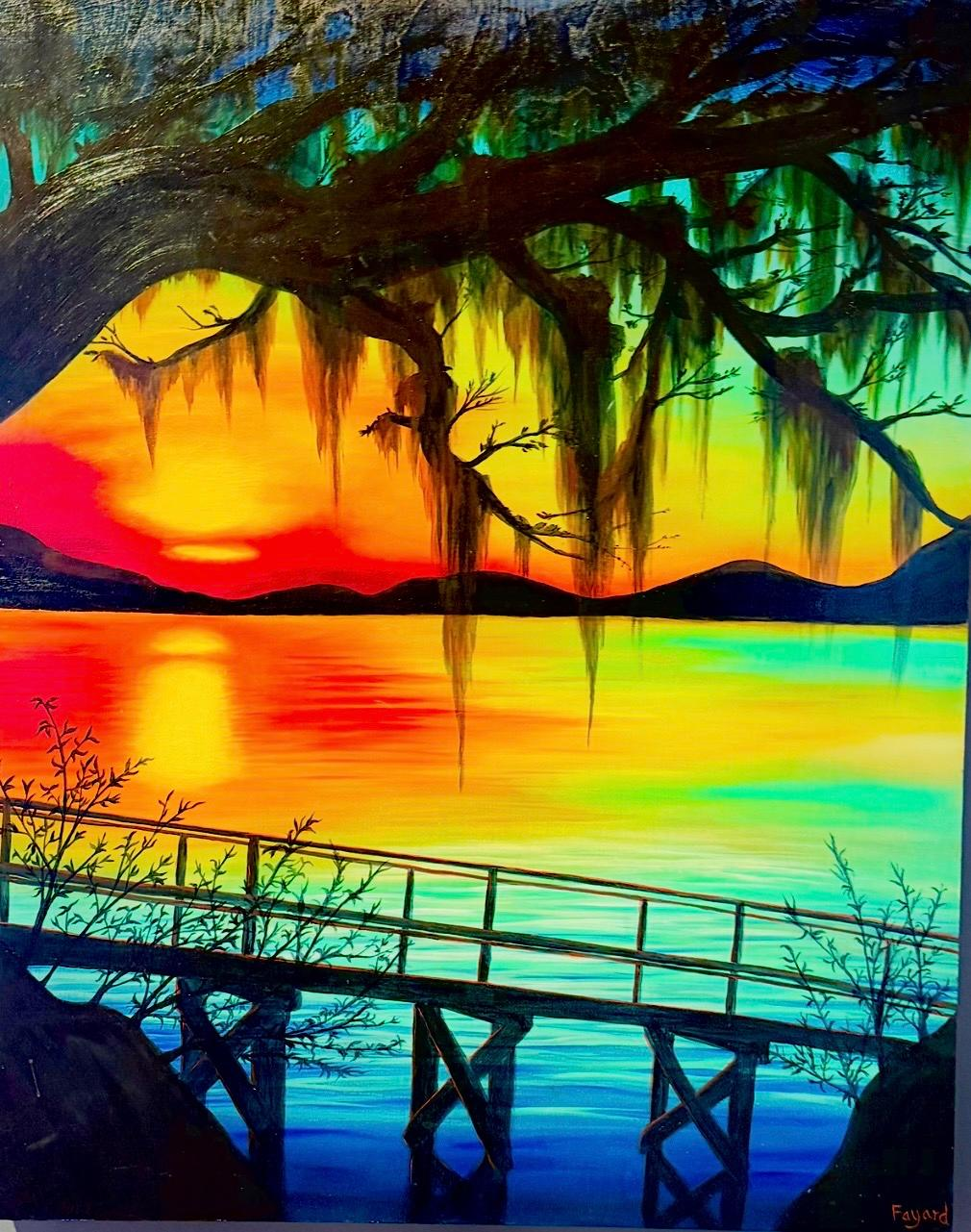 Bayou Sunset by Linda Fayard