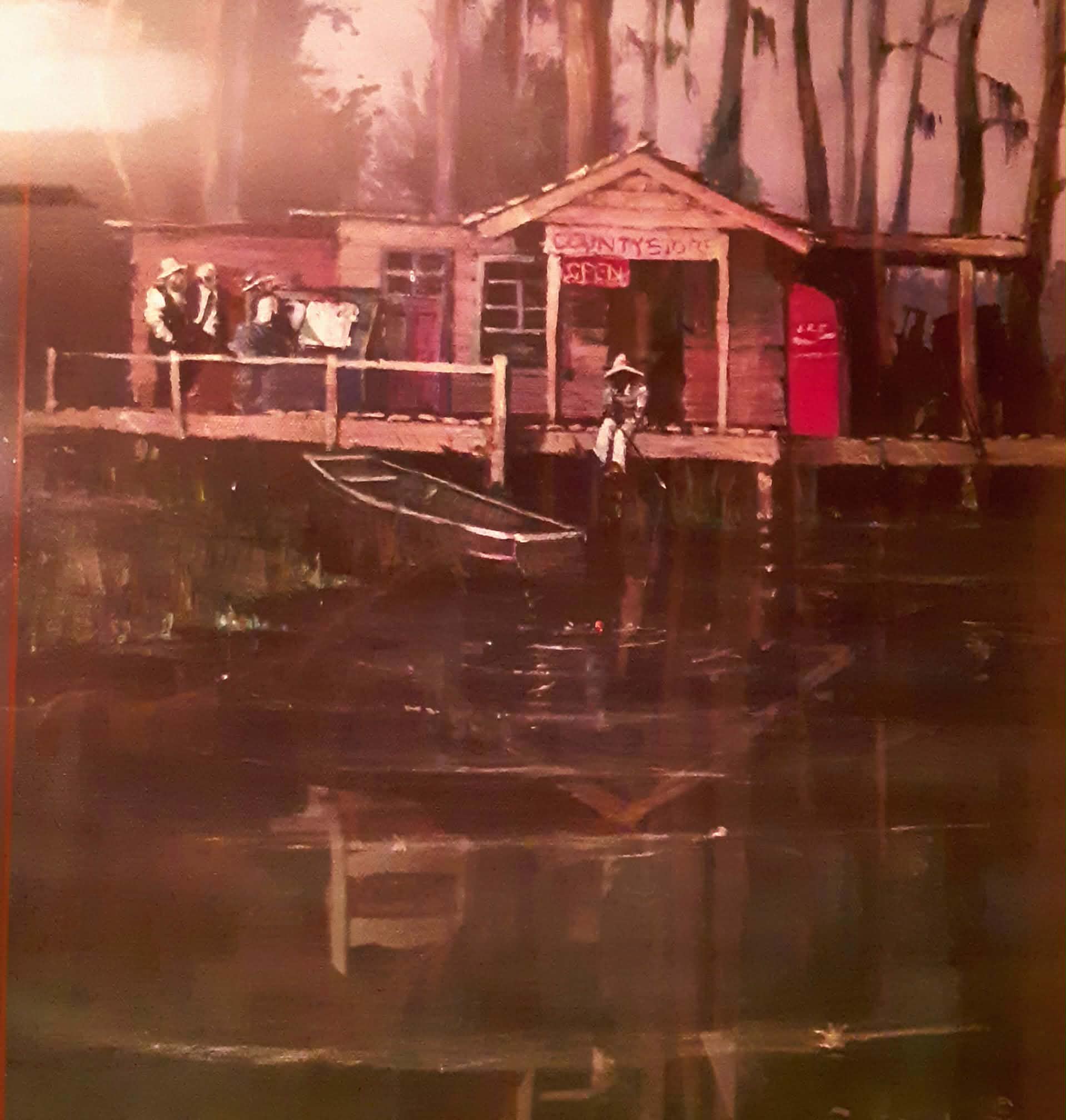 Poticaw Fish Camp, a private commission by Matthew Spisak