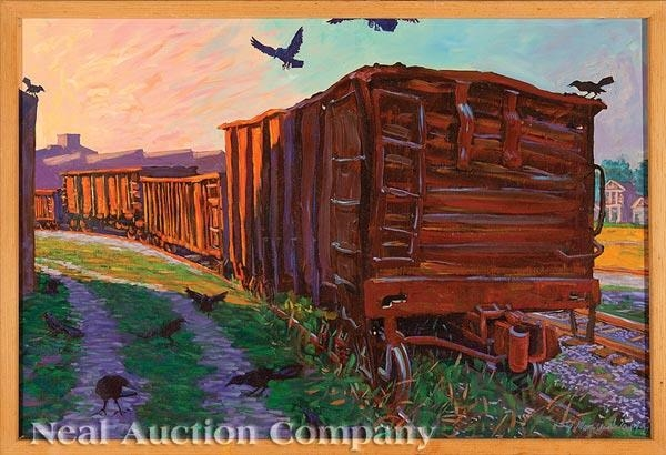 Box Cars, New Orleans by Stig Marcussen, 1991