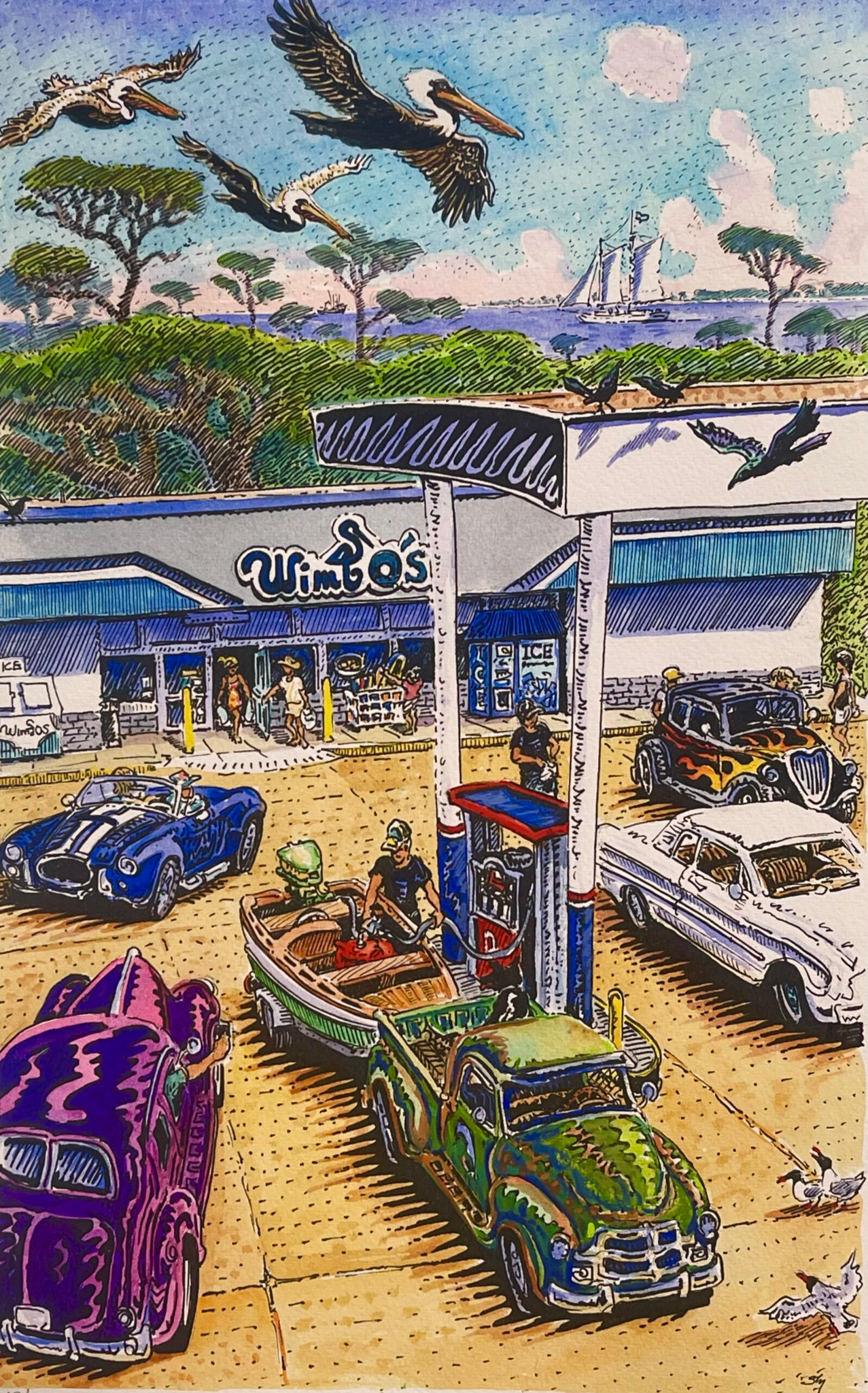 Gassing Up by Stig Marcussen