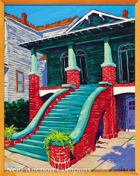 Red Brick Stairway, New Orleans by Stig Marcussen, 1992