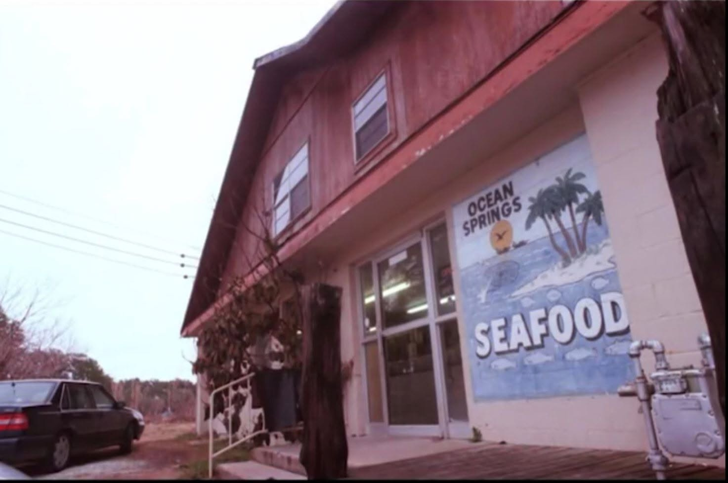 Historic Ocean Springs Seafood storefront