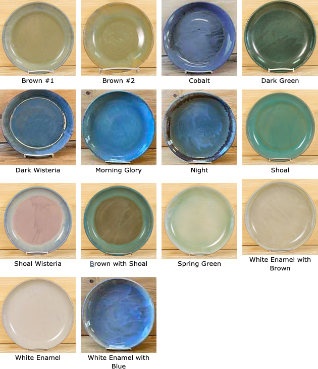 Shearwater Pottery glaze samples, 2026